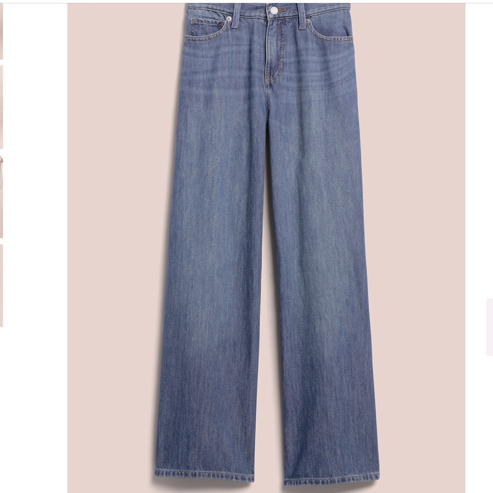 Banana Republic wide leg jeans Sz 26
